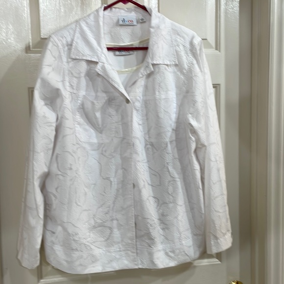 NWOT 2 PC Denim&Co Jacket and Tank - Picture 1 of 7